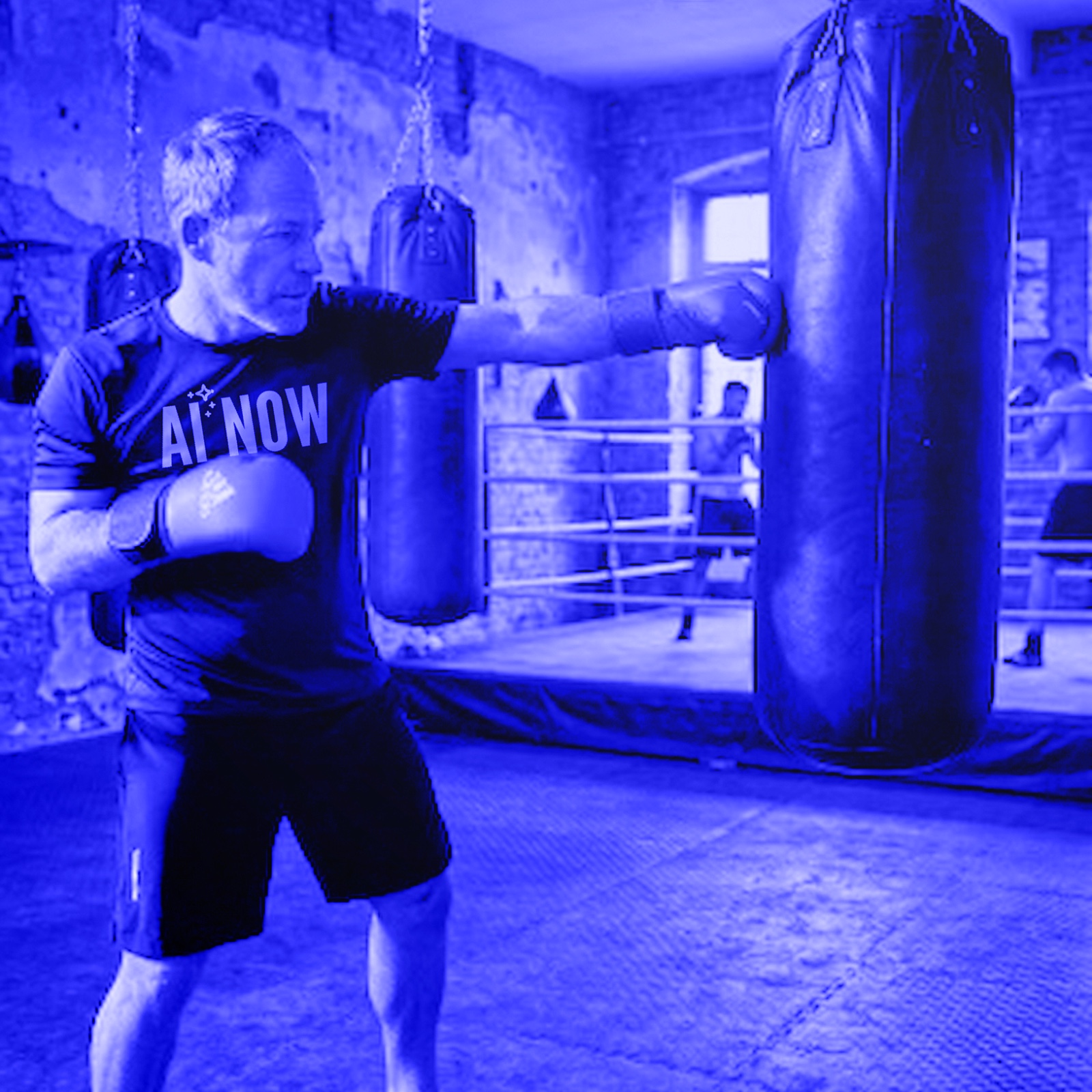aiboxer Kunde beim Training